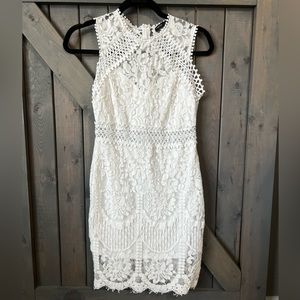 NWOT white lace SHEIN dress
